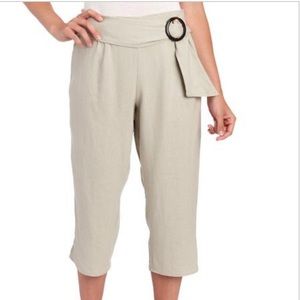Pantalon Velours Brodé Melissa Paige - Taille XL Petite, Style Indien, Noir